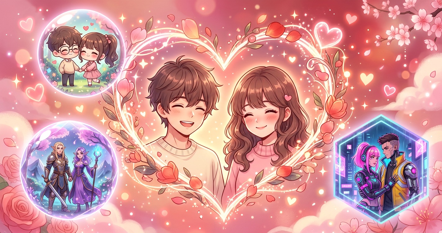 AI Couple Avatar Generator | Matching Avatars Free | Bubio - Bubio.ai